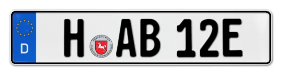 E-Kennzeichen Hannover online bestellen