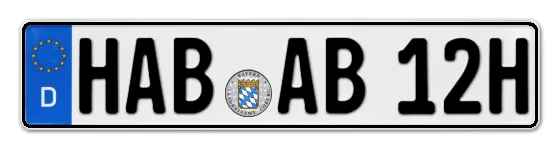 H-Kennzeichen HAB als Wunschkennzeichen online bestellen