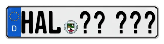 Wunschkennzeichen Halle reservieren