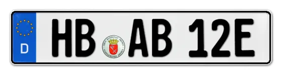 E-Kennzeichen Hansestadt Bremen online bestellen