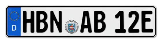 E-Kennzeichen HildBurghauseN online bestellen