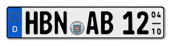 Saisonkennzeichen HBN für HildBurghauseN online bestellen