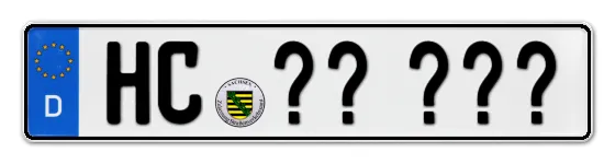 Wunschkennzeichen Hainichen reservieren