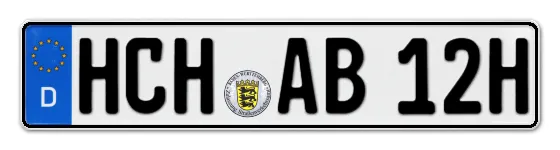 H-Kennzeichen HCH online bestellen