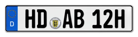H-Kennzeichen HD online bestellen