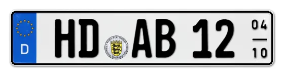 Saisonkennzeichen HeiDelberg Saisonkennzeichen HD für HeiDelberg online bestellen