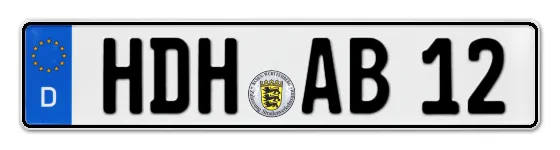 Autokennzeichen HeiDenHeim