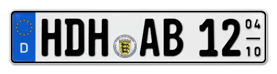 Saisonkennzeichen HDH für HeiDenHeim online bestellen