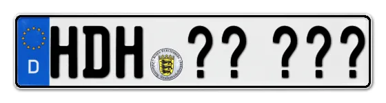 Wunschkennzeichen Heidenheim reservieren