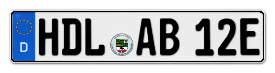 E-Kennzeichen HalDensLeben online bestellen