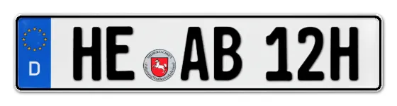 H-Kennzeichen HE als Wunschkennzeichen online bestellen