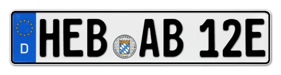 E-Kennzeichen HErsBruck online bestellen