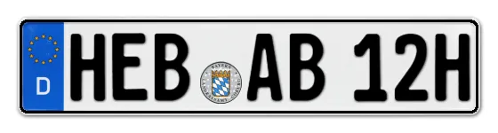 H-Kennzeichen HEB online bestellen