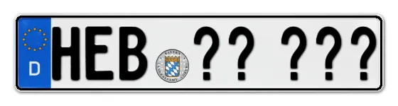 Wunschkennzeichen Hersbruck reservieren