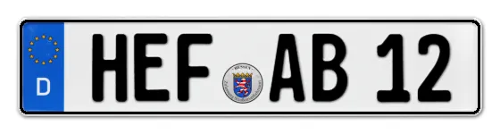 Autokennzeichen HErsFeld
