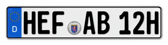 H-Kennzeichen HEF online bestellen