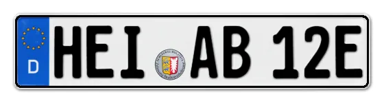 E-Kennzeichen HEIde online bestellen