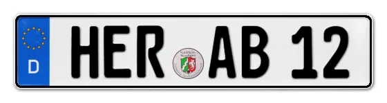 Autokennzeichen HERne