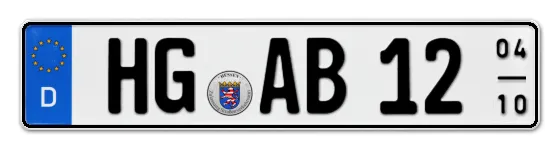 Saisonkennzeichen HomburG Saisonkennzeichen HG für HomburG online bestellen