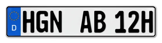 H-Kennzeichen HGN online bestellen