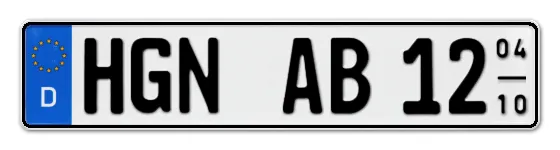 Saisonkennzeichen HGN für HaGeNow online bestellen