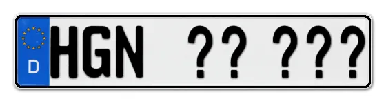 Wunschkennzeichen Hagenow reservieren