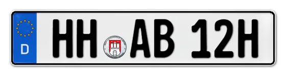 H-Kennzeichen HH online bestellen