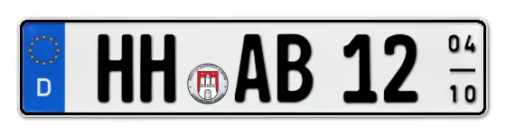 Saisonkennzeichen HH für Hamburg online bestellen