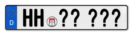 Wunschkennzeichen Hamburg reservieren