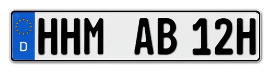 H-Kennzeichen HHM online bestellen