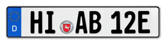 E-Kennzeichen HIldesheim als Wunschkennzeichen online reservieren