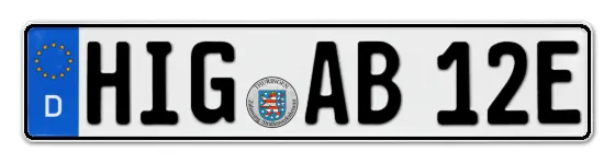 E-Kennzeichen HeilIGenstadt online bestellen