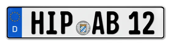 Autokennzeichen HIlPoltstein