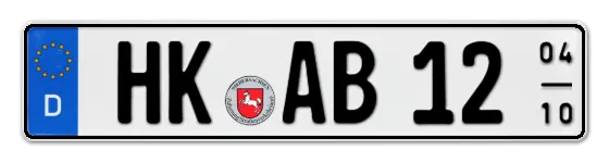 Saisonkennzeichen HK für HeideKreis online bestellen