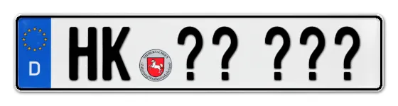 Wunschkennzeichen Heidekreis reservieren