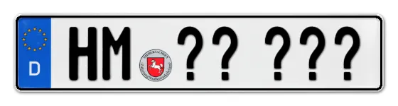 Wunschkennzeichen Hameln reservieren