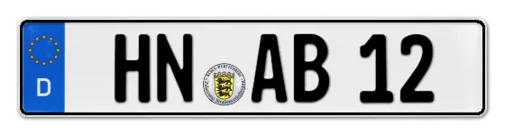 Autokennzeichen HeilbronN Autokennzeichen HeilbronN