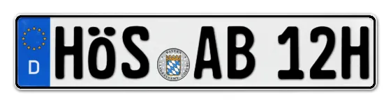 H-Kennzeichen HÖS online bestellen