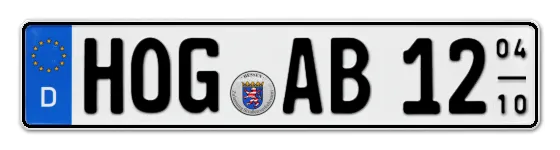 Saisonkennzeichen HOG für HOfGeismar online bestellen