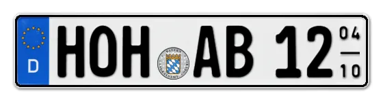 Saisonkennzeichen HOH für HOfHeim online bestellen