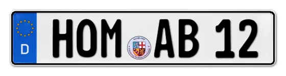 Autokennzeichen HOMburg Autokennzeichen HOMburg
