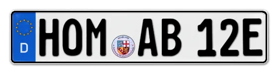 E-Kennzeichen HOMburg online bestellen