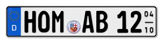 Saisonkennzeichen HOMburg Saisonkennzeichen HOM für HOMburg online bestellen