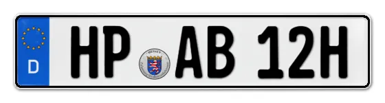 H-Kennzeichen HP online bestellen