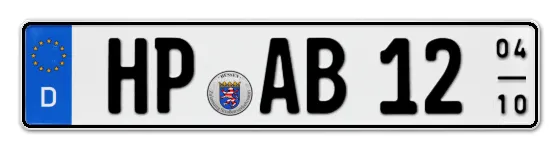 Saisonkennzeichen HP für HepPenheim online bestellen