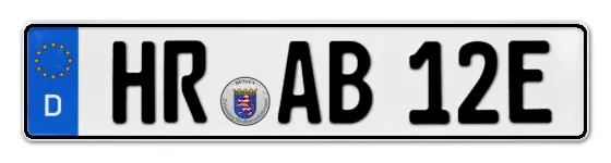 E-Kennzeichen HombeRg online bestellen