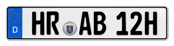 H-Kennzeichen HR online bestellen