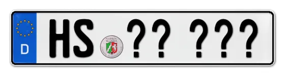 Wunschkennzeichen Heinsberg reservieren