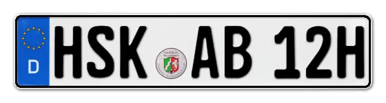 H-Kennzeichen HSK online bestellen