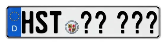 Wunschkennzeichen Stralsund reservieren